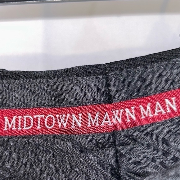 Midtown Man Pants Dress Suit Long Pull On Tuxedo Pleated Straight Leg Trousers - Picture 9 of 9